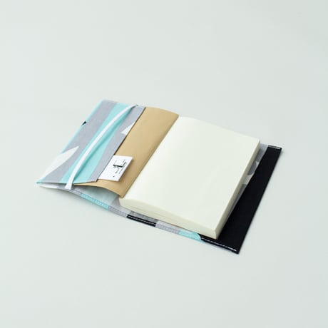 ACCESSORIES_ブックカバー　-DEEP BREATH- (AQUA BLUE)