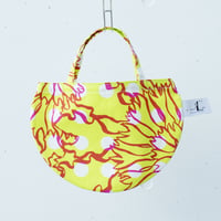 BAG_ミニRトート　-BUBBLE FLOWER- (YELLOW)