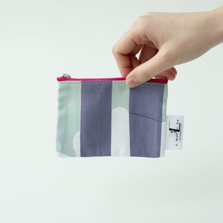 POUCH_ミニフラットポーチ　-DEEP BREATH- (ROSE PINK)