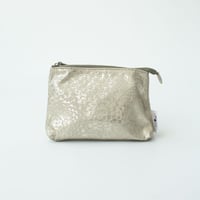 POUCH_マチ付きポーチ　-BOTANICAL -(BEIGE)