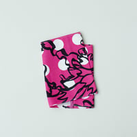 ACCESSORIES_ブックカバー　-BUBBLE FLOWER-  (PINK)