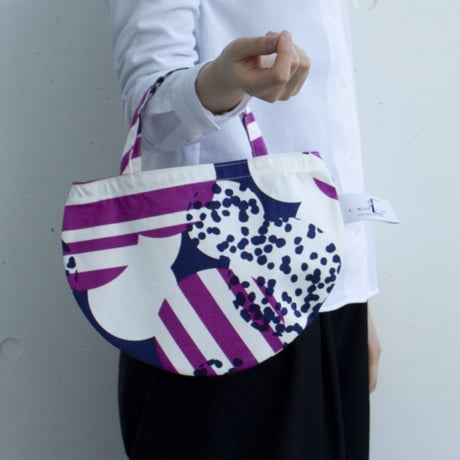 BAG_ミニRトート　-SOUFFLE- (PURPLE)