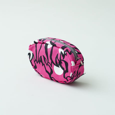 POUCH_たまごポーチ　-BUBBLE FLOWER- (PINK)