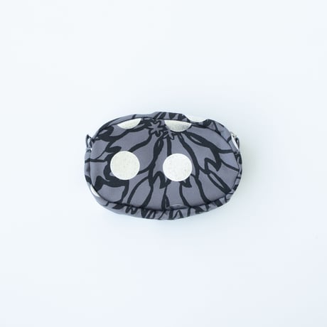 POUCH_たまごポーチ  -BUBBLE FLOER-(SILVER)