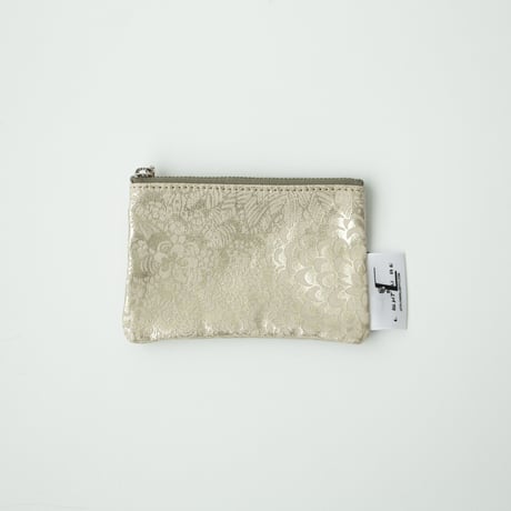 POUCH_ミニフラットポーチ　-BOTANICAL -(BEIGE)