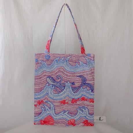 BAG_LCトート　-LITTLE OCEAN- (PURPLE)