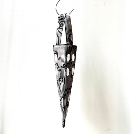 BAG_ミニバッグ-BUBBLE FLOWER(SILVER)