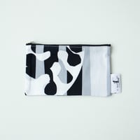 POUCH_フラットポーチ　-DEEP BREATH- (GRAY)