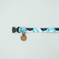 PETS_首輪S　-BUBBLE FLOWER- (LIGHT BLUE)