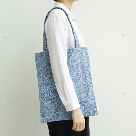 BAG_LCトート -BOTANICAL -(BLUE)