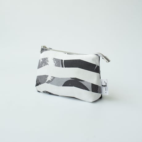 POUCH_マチ付きポーチ  -RIVER SIDE-(GRAY)