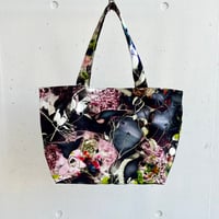 BIGトートバッグ　-BLOOM- (BLACK)