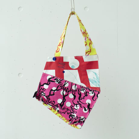 BAG_ボコトート　-BUBBLE FLOWER- (YELLOW)