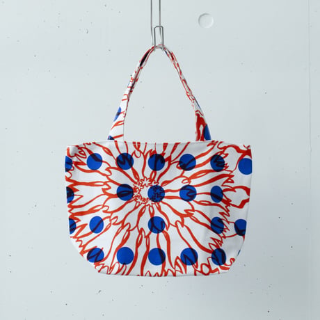BAG_BOXトート　 -BUBBLE FLOWER- (ORANGE)