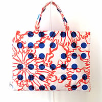 BAG_レッスンバッグ　-BUBBLE FLOWER- (ORANGE)
