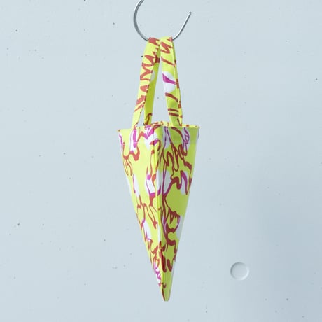 BAG_ミニRトート　-BUBBLE FLOWER- (YELLOW)