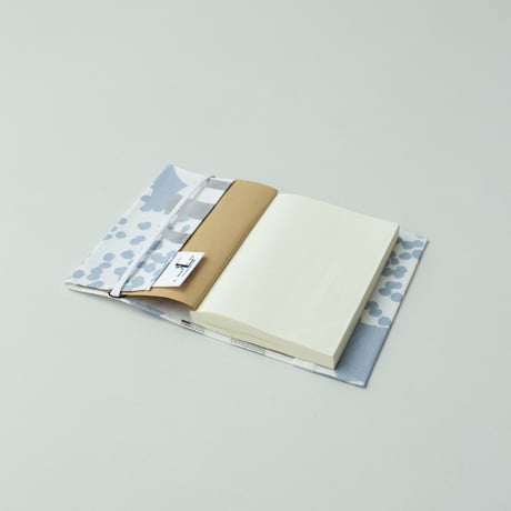 ACCESSORIES_ブックカバー　-SOUFFLE-(BLUE  GRAY)