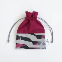 POUCH_巾着--RIVER SIDE-(PINK)