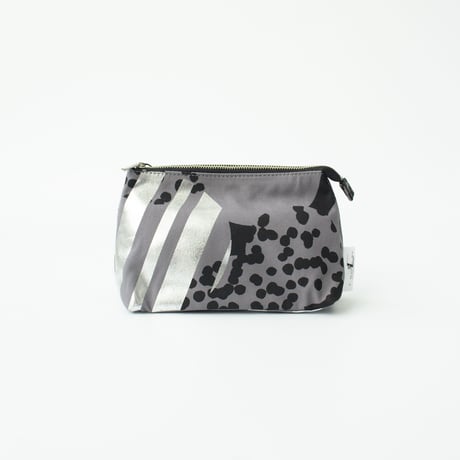 POUCH_マチ付きポーチ  -SOUFFLE-(SILVER)