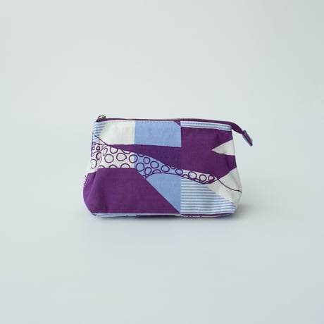 POUCH_マチ付きポーチ  -DESERT OASIS- (PURPLE)