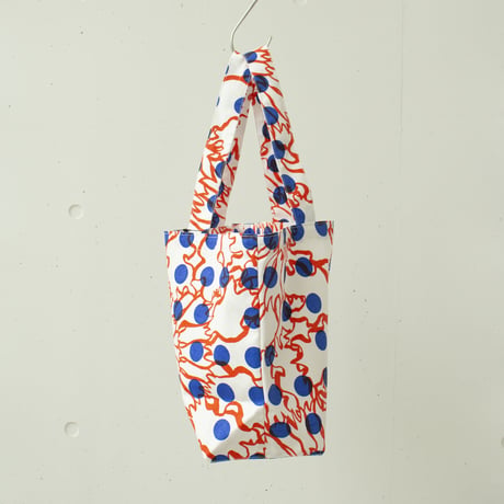 BIGトートバッグ　-BUBBLE FLOWER- (ORANGE)