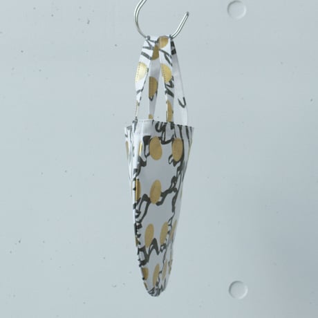 BAG_ミニRトート　-BUBBLE FLOWER- (GOLD)