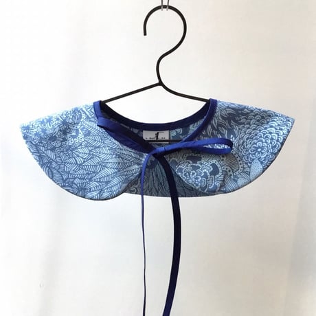 ACCESSORIES_つけ襟 -BOTANICAL -(BLUE)