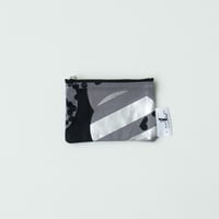 POUCH_ミニフラットポーチ　-SOUFFLE-(SILVER)