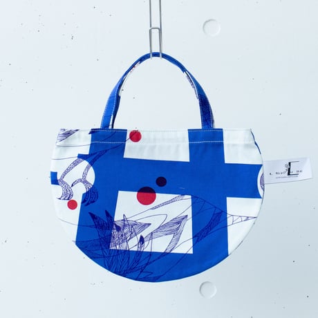 BAG_ミニRトート　-MAGIC BIRD- (BLUE)