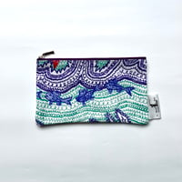 POUCH_フラットポーチ -LITTLE OCEAN (EMERALD GREEN)