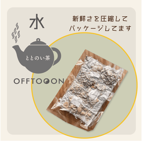 オフトンはり灸院オリジナル薬膳茶「ととのい茶」・水（10包入袋）