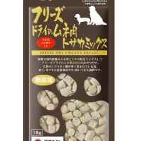 フリースドライのムネ肉トサカミックス犬用18ｇ