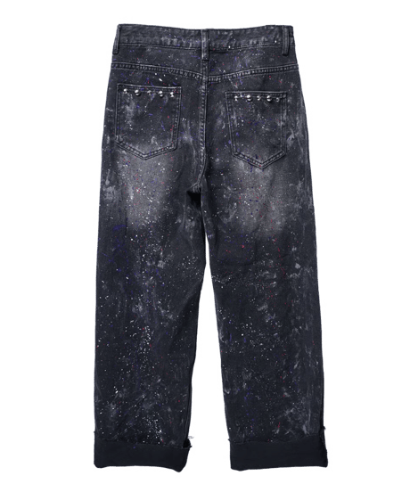 【１点限定】クラッシュペイントデニム