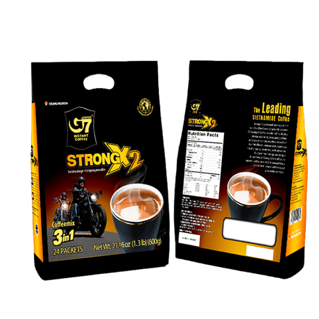 G7 Strong X2 3 in 1 instant coffee(Bag 24 sticks) カフェ・オ・レ ストロングタイプ 24個入
