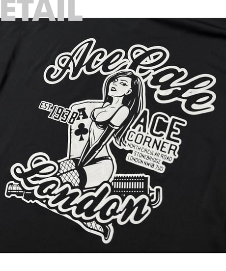 ACE CAFE LONDON DRY-Tシャツ “Pin-up Girl” (AA014DT)