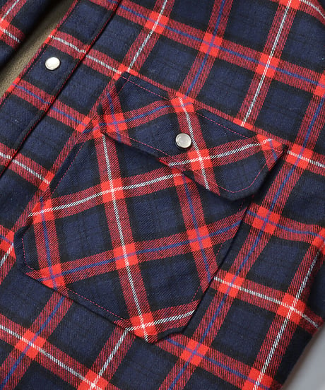 ACE CAFE LONDON ウインドブロック ウォームシャツ(AS2301WS-NVRD)