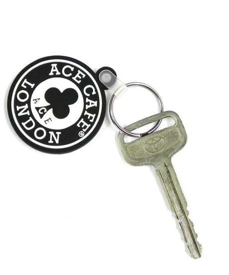 ACE CAFE LONDON サークルラバーキーホールダー(N005KY)