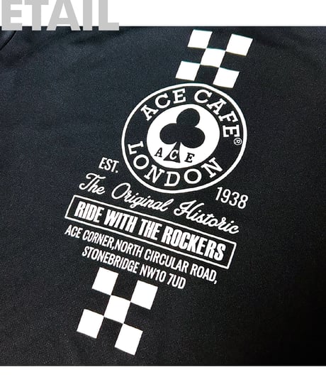 ACE CAFE LONDON DRYフーディ “  HISTORIC CIRCLE” (AC001DP)