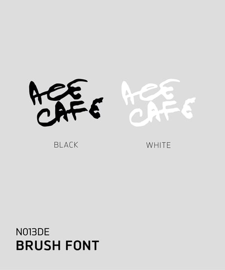 ACE CAFE LONDON デカール “BRUSH FONT” (N013DE)