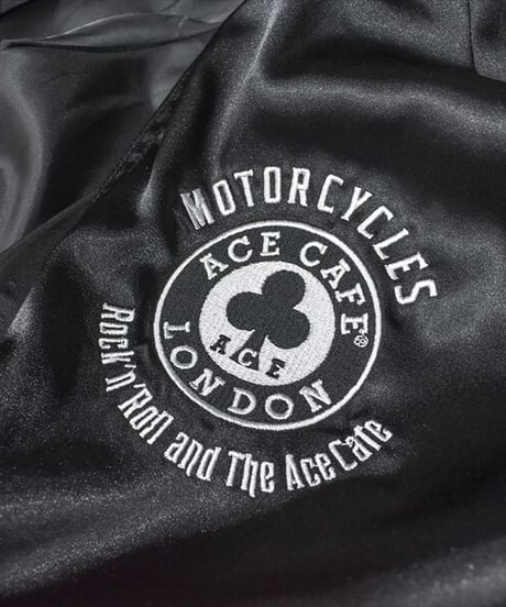 ACE CAFE LONDON スカジャン“LIVE TO RIDE” (AC001SJ-BK)