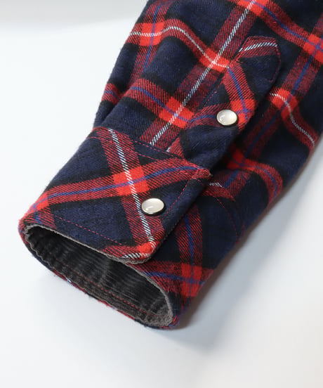 ACE CAFE LONDON ウインドブロック ウォームシャツ(AS2301WS-NVRD)