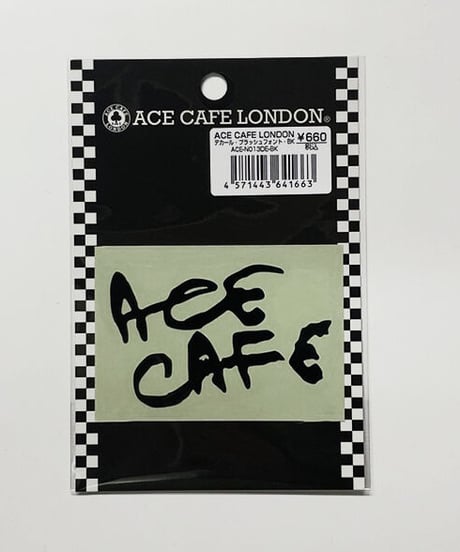 ACE CAFE LONDON デカール “BRUSH FONT” (N013DE)