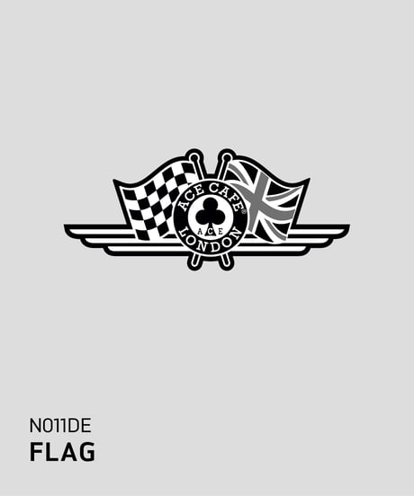 ACE CAFE LONDON デカール “FLAG” (N011DE)