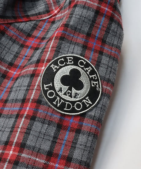 ACE CAFE LONDON ウインドブロック ウォームシャツ(AS2301WS-GYRD)