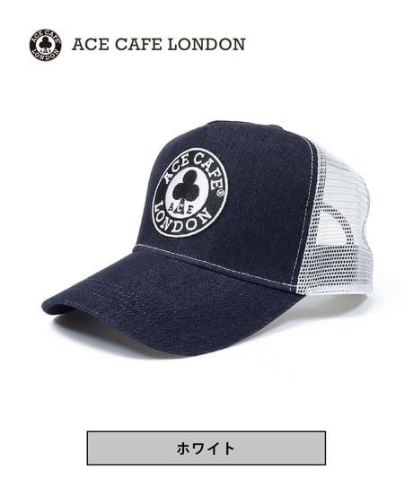 ACE CAFE LONDON デニムメッシュキャップ “CIRCLE” (AC001DM)