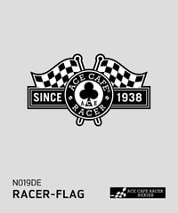 ACE CAFE RACER デカール “RACER-FLAG” (N019DE)