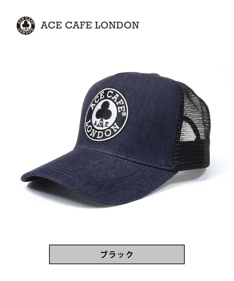 ACE CAFE LONDON デニムメッシュキャップ “CIRCLE” (AC001DM)