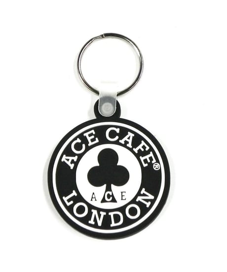 ACE CAFE LONDON サークルラバーキーホールダー(N005KY)