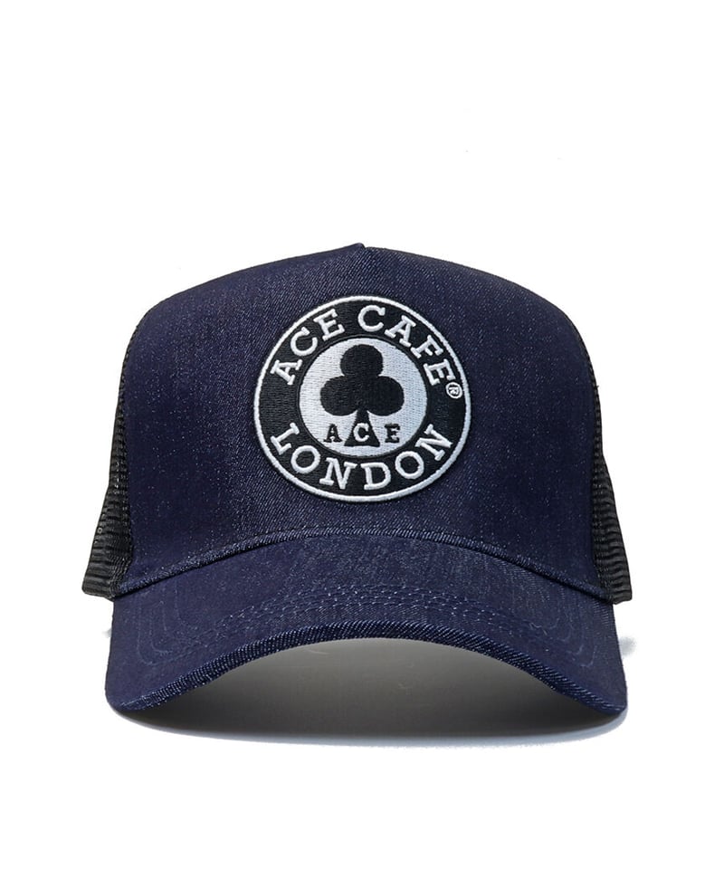 ACE CAFE LONDON デニムメッシュキャップ “CIRCLE” (AC001DM)