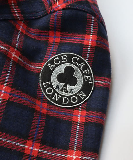 ACE CAFE LONDON ウインドブロック ウォームシャツ(AS2301WS-NVRD)